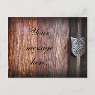 Madera antigua, postal