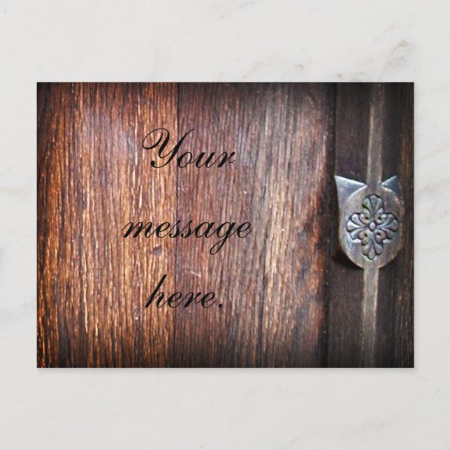 Madera antigua, postal (Anverso)