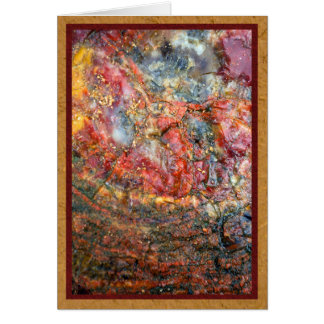 Madera aterrorizada colorida