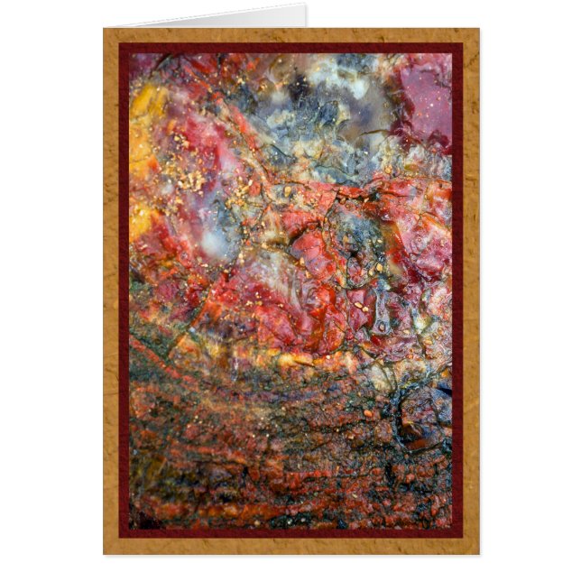 Madera aterrorizada colorida (Frente)