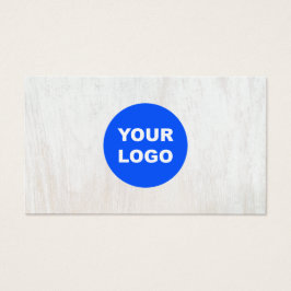 Madera blanca simple Añadir el logotipo