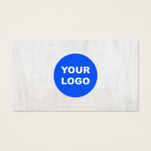 Madera blanca simple Añadir el logotipo