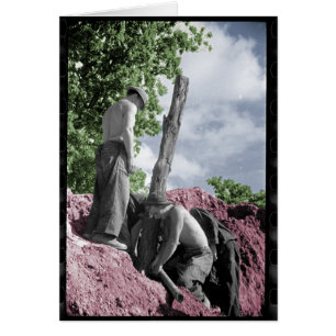 ¿Madera conseguida? [tarjeta divertida del