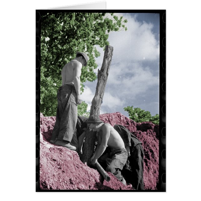 ¿Madera conseguida? [tarjeta divertida del (Frente)