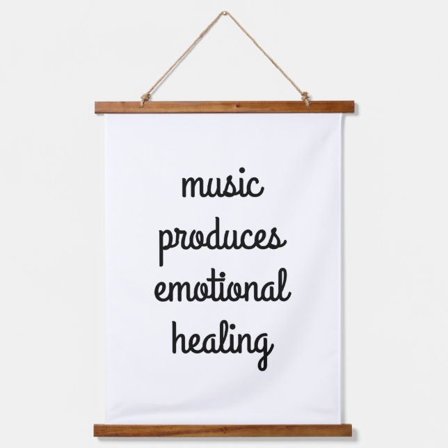 Madera curativa emocional Tapiz de Muro (Anverso)