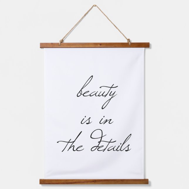 Madera de belleza tapada tapiz de pared (Anverso)