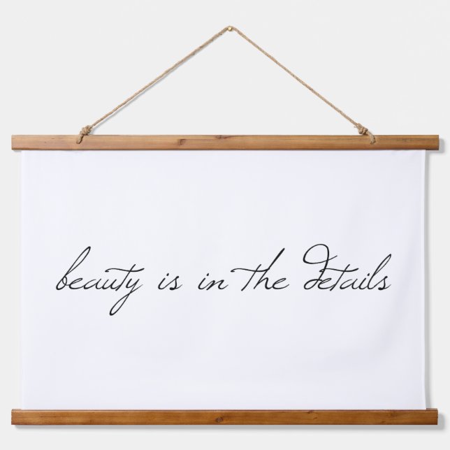 Madera de belleza tapada tapiz de pared (Anverso )