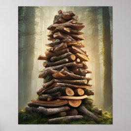 MADERA DE FUEGO MÍSTICA ARTE ATACADO