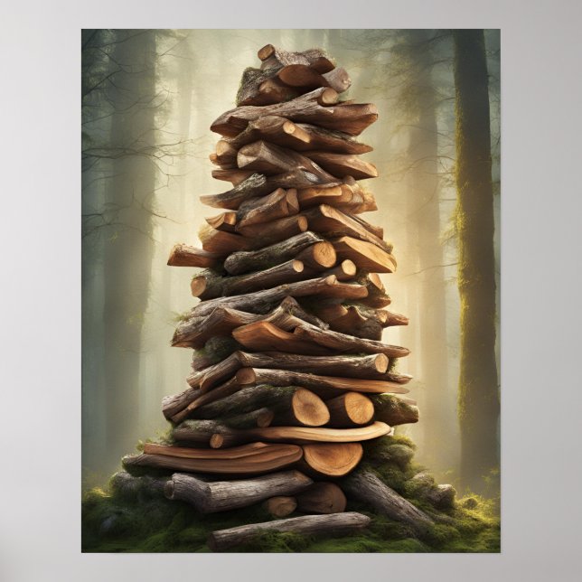 MADERA DE FUEGO MÍSTICA ARTE ATACADO (Frente)