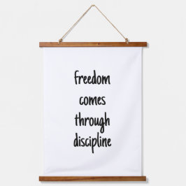 Madera de libertad tapada tapiz de pared