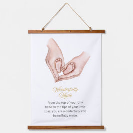 Madera de Nursera Bebé Tapiz de Muro Topado