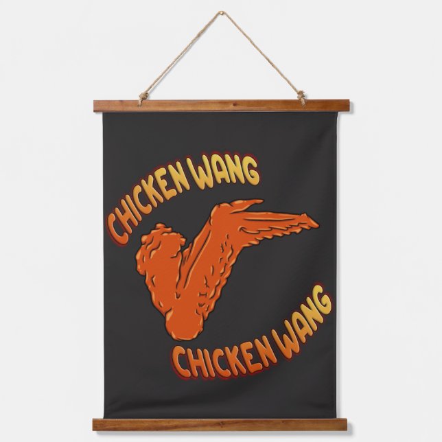 Madera de pollo con tapiz de pared (Anverso)