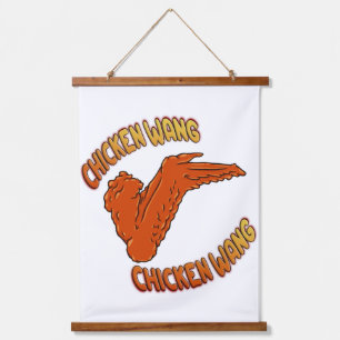 Madera de pollo con tapiz de pared