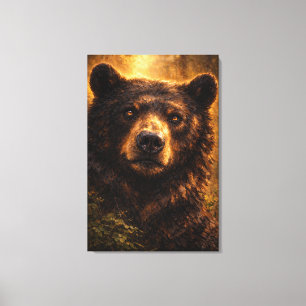 Madera Dorada   Arte de Vida Silvestre de Oso   Es