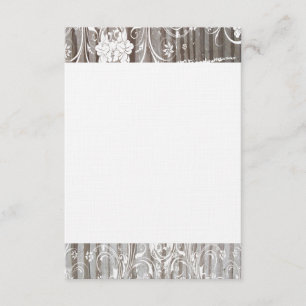 Madera en bandas Shabby Lace Gracias Tarjetas plan