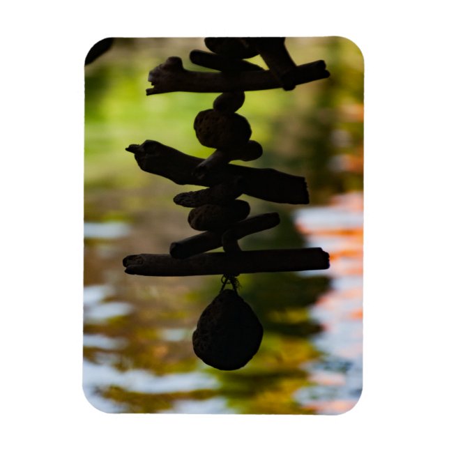 Madera flotante espiritual imán de Bali (Vertical)