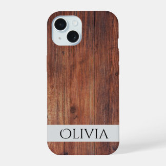 madera oscura y personalizada moderna
