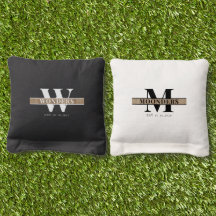 Madera personalizada con monograma