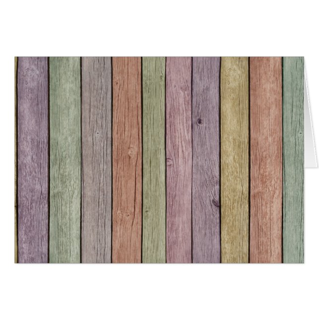 Madera pintada de colores (Anverso (Horizontal))