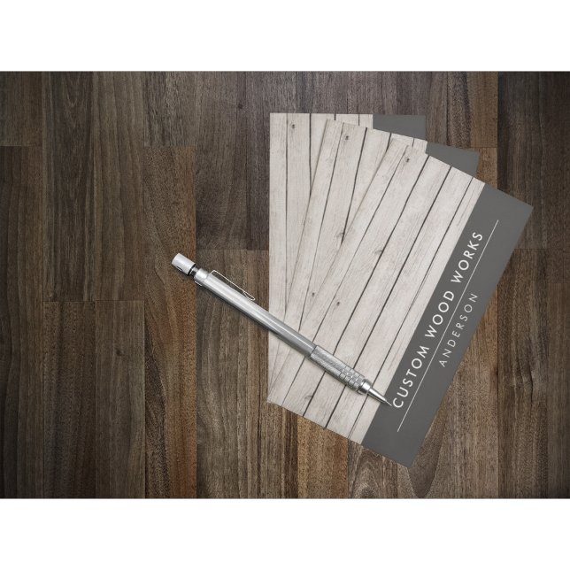 Madera Rusa - Tarjeta de presentación de madera (Subido por el creador)
