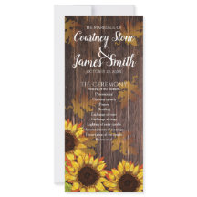 Madera Rústica y Girasol | Boda otoño