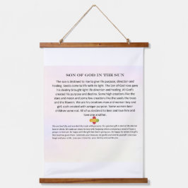 Madera tapada en el tapiz del muro ; Hijo de Dios