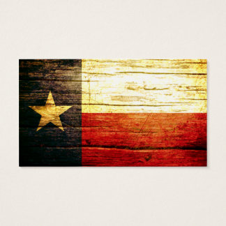 Madera vieja de bandera de Texas