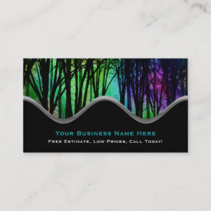 Maderas místicas 2 tarjetas de visita