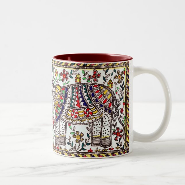 Madhubani inspiró la taza del té (Derecha)