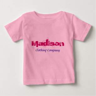 Madison Name Clothing Company Baby Camisetas