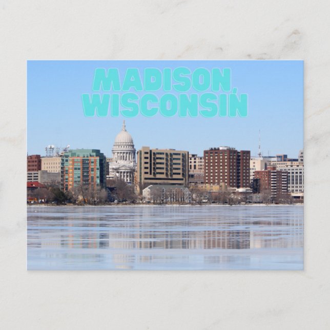 Madison, postal de Wisconsin (Anverso)