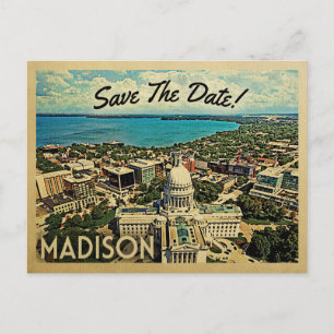 Madison Wisconsin Guardar Las Postales Vintage De