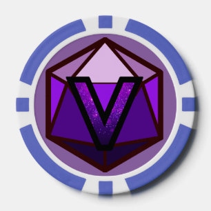 MADLANDOS - Chip de póquer Purple Team