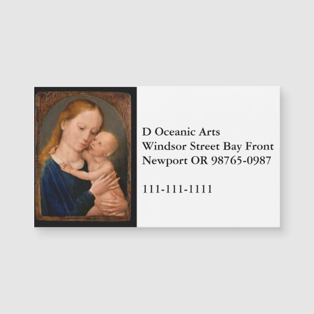 Madonna con el niño de Cristo (Anverso)