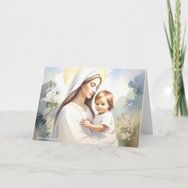 Madonna con el niño Jesús (Anverso)