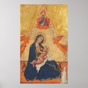 Madonna, Cristo- Andrea di Bartolo Póster de Arte