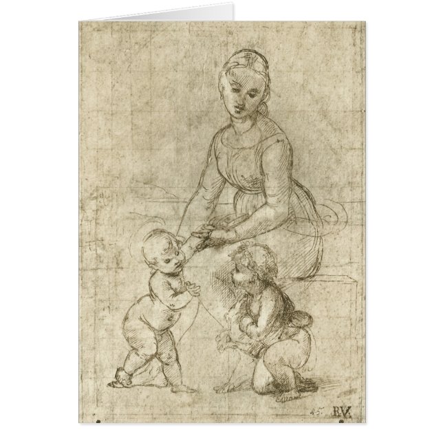 Madonna, Cristo y San Juan Bautista de Rapahel (Frente)