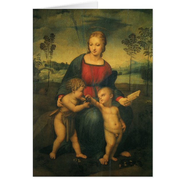 Madonna de Goldfinch por Raphael Sanzio (Frente)