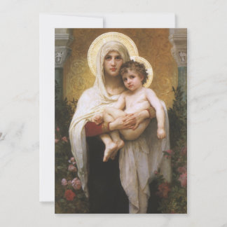 Madonna de los Rosas de Bouguereau