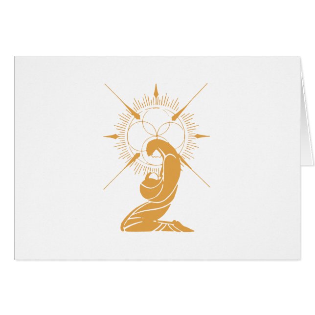Madonna de oro y niño (Anverso (Horizontal))