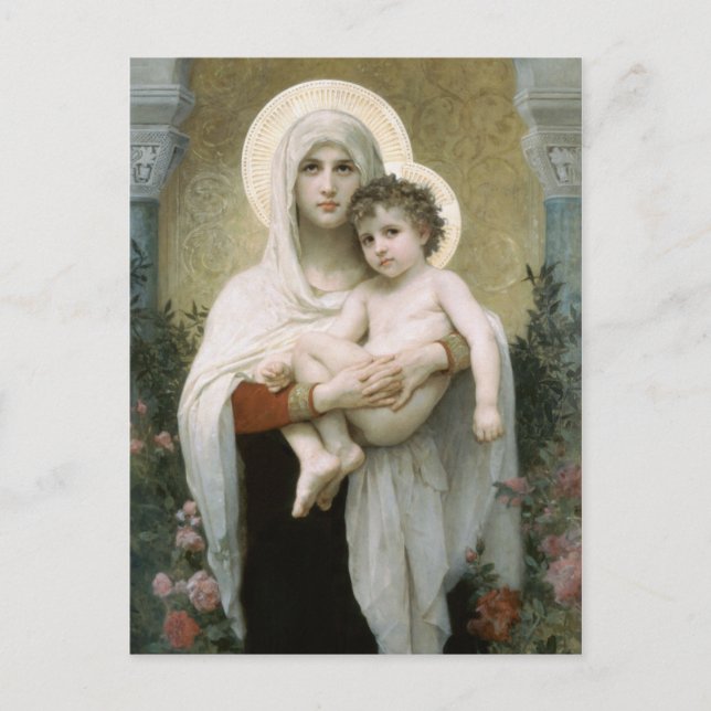 Madonna del navidad de los rosas (Anverso)