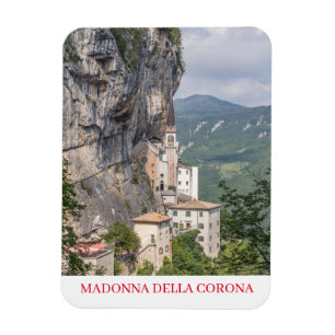 Madonna della Corona Santuario vista imán frigoríf