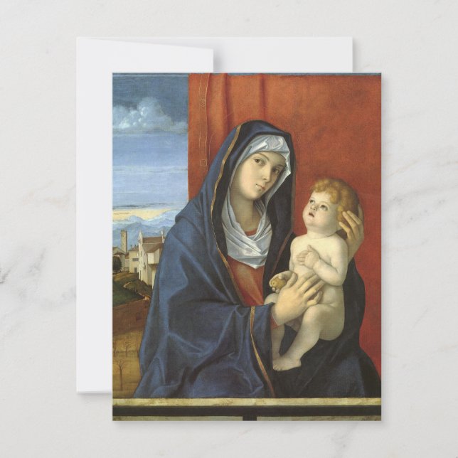 Madonna e hijo de Giovanni Bellini (Anverso)