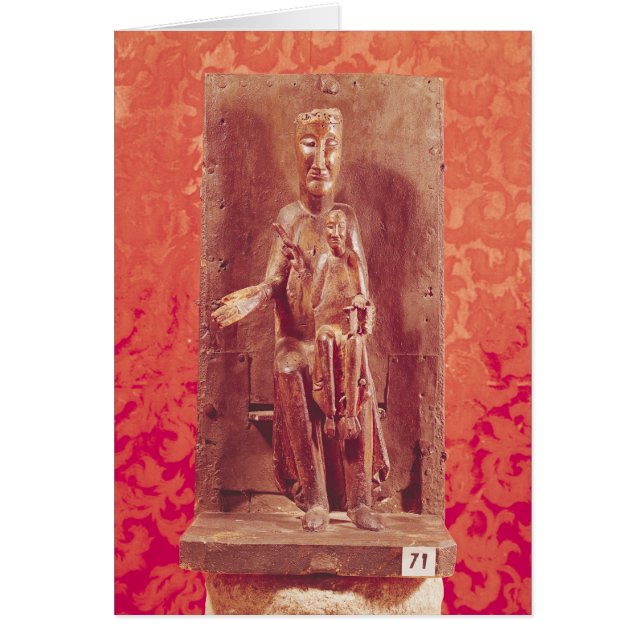 Madonna negro, escuela catalana, siglo XI (Frente)