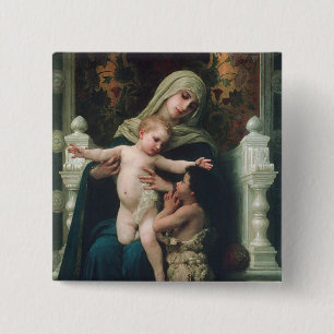 Madonna y botón del niño