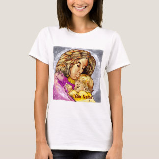 Madonna y camiseta infantil