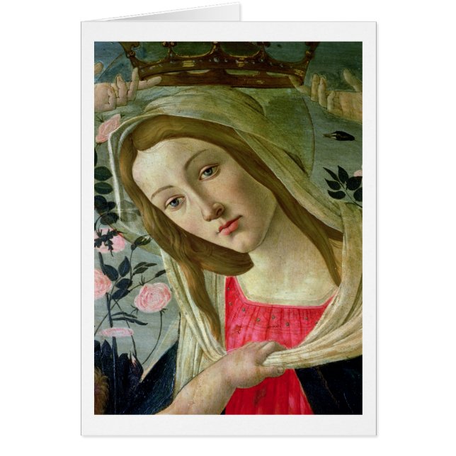 Madonna y el niño coronaron por los ángeles, (Frente)