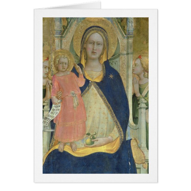 Madonna y el niño enthroned con los santos, (Frente)