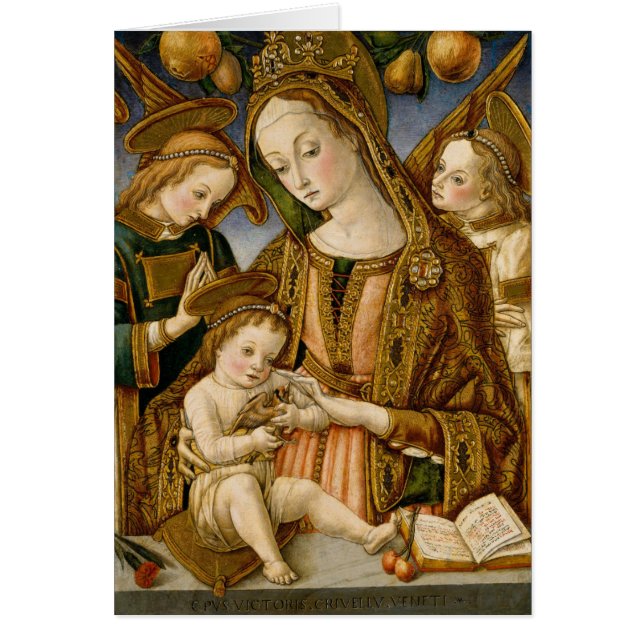 Madonna y niño con dos ángeles (Frente)