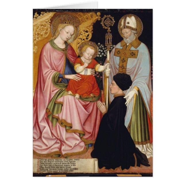 Madonna y niño con el donante (Frente)
